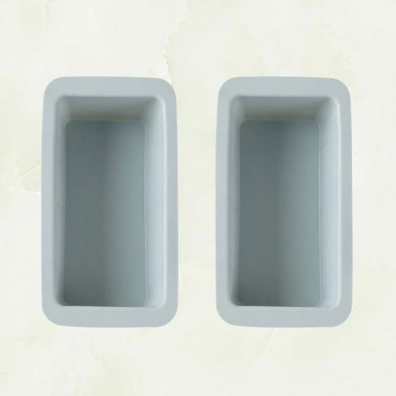 HEMOTON  2 Pcs Mini Loaf Pans for Baking Bread Mold Toast Reusable Cake