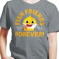 thumbnail image 3 of Baby Shark - Fish Friends Forever - Toddler And Youth Short Sleeve Graphic T-Shirt, 3 of 6