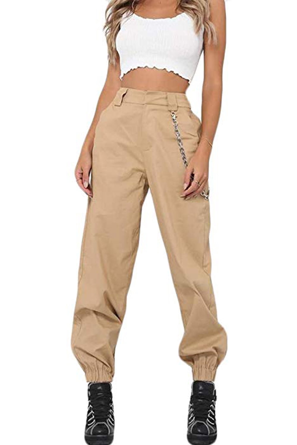 Multitrust - Multitrust Womens Cargo Trousers Military Army Combat Jogger Pants Tracksuit