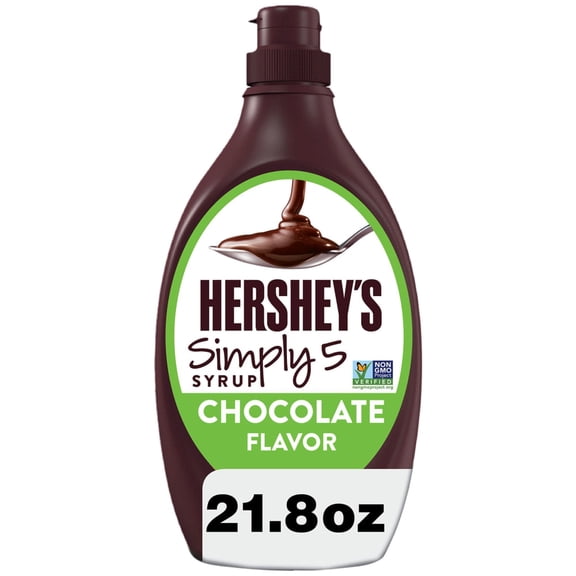 HERSHEY'S Simply 5 Chocolate Syrup Bottle