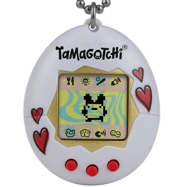 Corazones originales de tamagotchi digitales para mascotas con logotipo actualizado