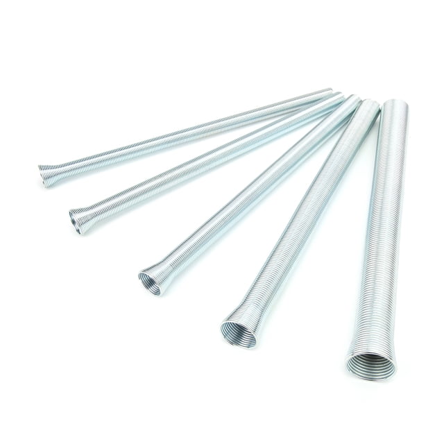 Spring Tube Bender Set, 5 en 1 Tomo Kit de Dobladillo Prácico para aluminio de Latón de Cobre Suave y TÁBOS DE ACERO DE PARED Delgada para la Mayoría de Las Personas