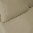 thumbnail image 3 of Superior 4-Piece 300 Thread Count Tan Cotton Sheet Set, California King, 3 of 4