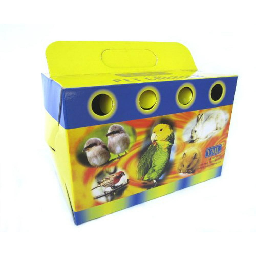 YML 8101 Cardboard Carrier for Small Animals or Birds, Small, Lot of 100