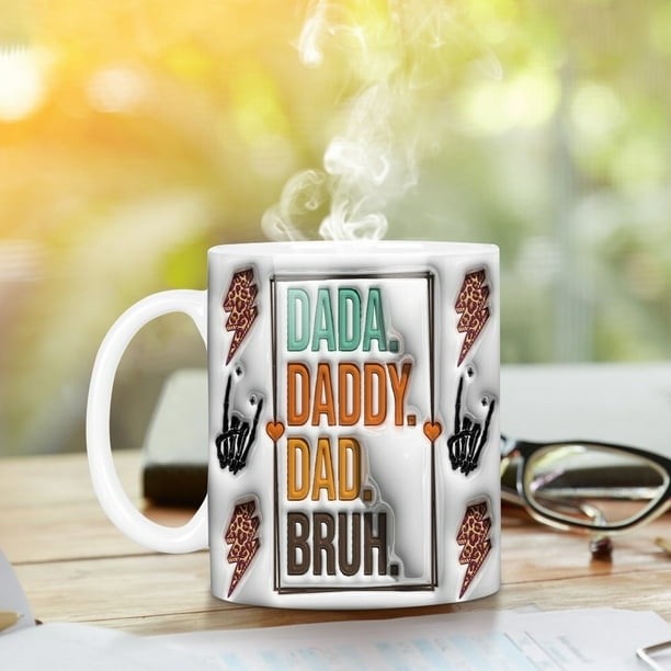 XWSHYW Tazas Taza Del Mundo Inflado Diseño de Sublimación Por ...