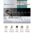 thumbnail image 5 of Aqua Teal White Striped Blackout Curtains for Bedroom/Living Room, Thermal Insulated Kitchen Curtains, Farmhouse Stripes Grommet Darkening Window Treatment Drapes 52"x63"x2, 5 of 8