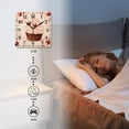 thumbnail image 4 of 12 Inch Wall Clock Battery Operated Silent Clock Decorative for Office, Kitchen, Outdoor, Living Room，Cherry Chocolate Cupcakes Pattern, 4 of 4