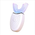 thumbnail image 4 of Cepillo de dientes eléctrico inteligente con vibración sónica en forma de U, instrumento de limpieza de dientes blanco brillante, cepillo de dientes eléctrico perezoso, 4 of 5