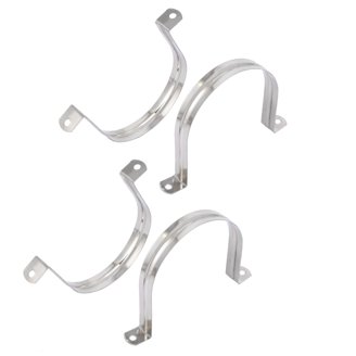 U Clips Hitefu 50PCS Stainless Steel Rigid , M20 3/4" Two Hole Strap Pipe Strap