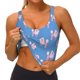 thumbnail image 3 of Balery Cute Poodle Dog Sujetadores deportivos con espalda cruzada para mujer, acolchados, sin costuras, de alto impacto, ideales para yoga, gimnasio, entrenamiento y fitness.-Small, 3 of 8