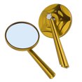 thumbnail image 2 of ESTINK Handlebar Mirror,Rearview Mirror Replacement,Retro Rear View Mirror CNC Aluminum Alloy Universal for Motorcycle 8mm 10mm Mounting Size, 2 of 8