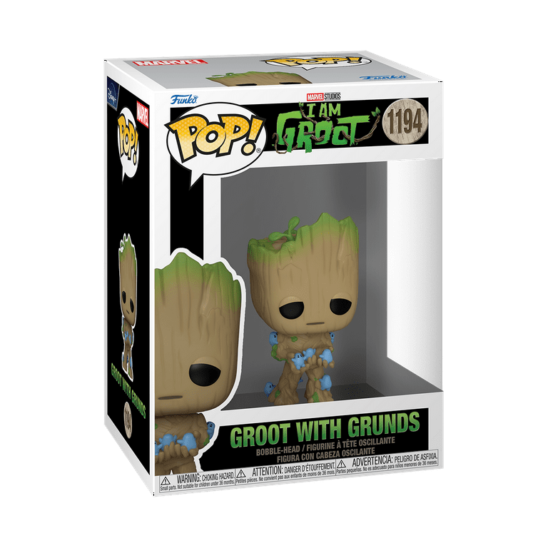 Funko Pop Marvel I Am Groot Groot with Grunds Vinyl Bobblehead