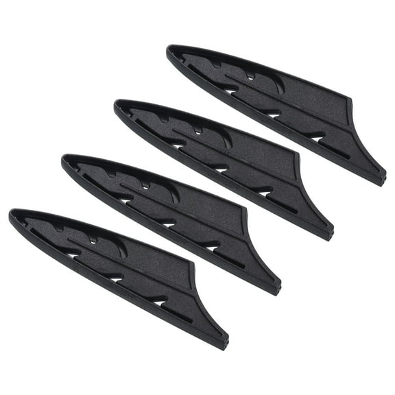 Uxcell Plastic Knife Sheath Cover Sleeves Knives Edge Guard for 3.5" Paring Knife, Black 4 Pack