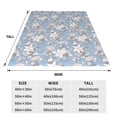 thumbnail image 3 of Sikiie Lily Flower Ultra-Soft Micro flannel Blanket Luxury All Seasons Warm Blanket for Bedding Sofa and Travel (4 sizes)-80"x60", 3 of 7