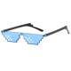 thumbnail image 1 of gafas de mosaico gafas de sol secundarias mi personalidad mundial gafas de sol pixeladas, 1 of 6