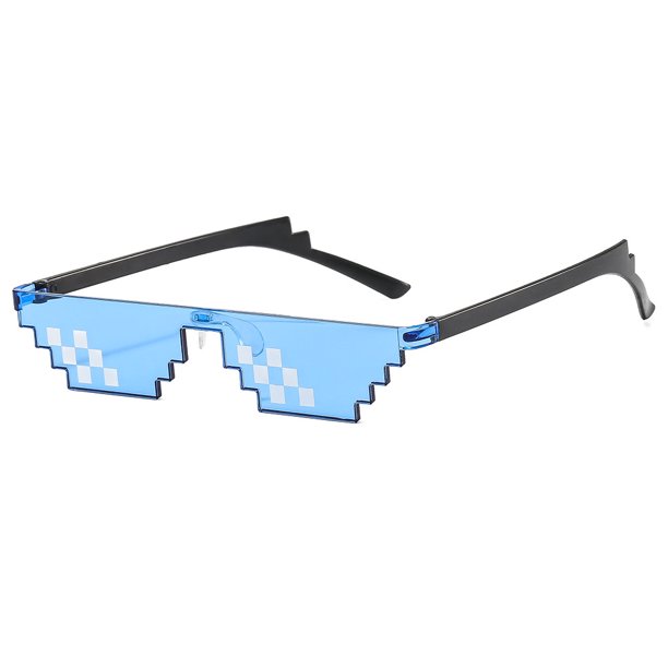gafas de mosaico gafas de sol secundarias mi personalidad mundial gafas de sol pixeladas