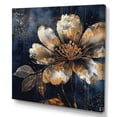 thumbnail image 2 of DESIGN ART Designart "Gold And Blue Daisy Petals" Floral Daisy Canvas Print 36 in. wide x 36 in. high, 2 of 5