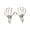 🔥 multicolor_New, variant on KITTEHIGM Realistic Plastic Skeleton Hand Ornaments 2 Pairs Kit Witch Hands Undead Ghost Hands for Halloween Party Wreath Making and Home Decor and Craft Supplies and Props