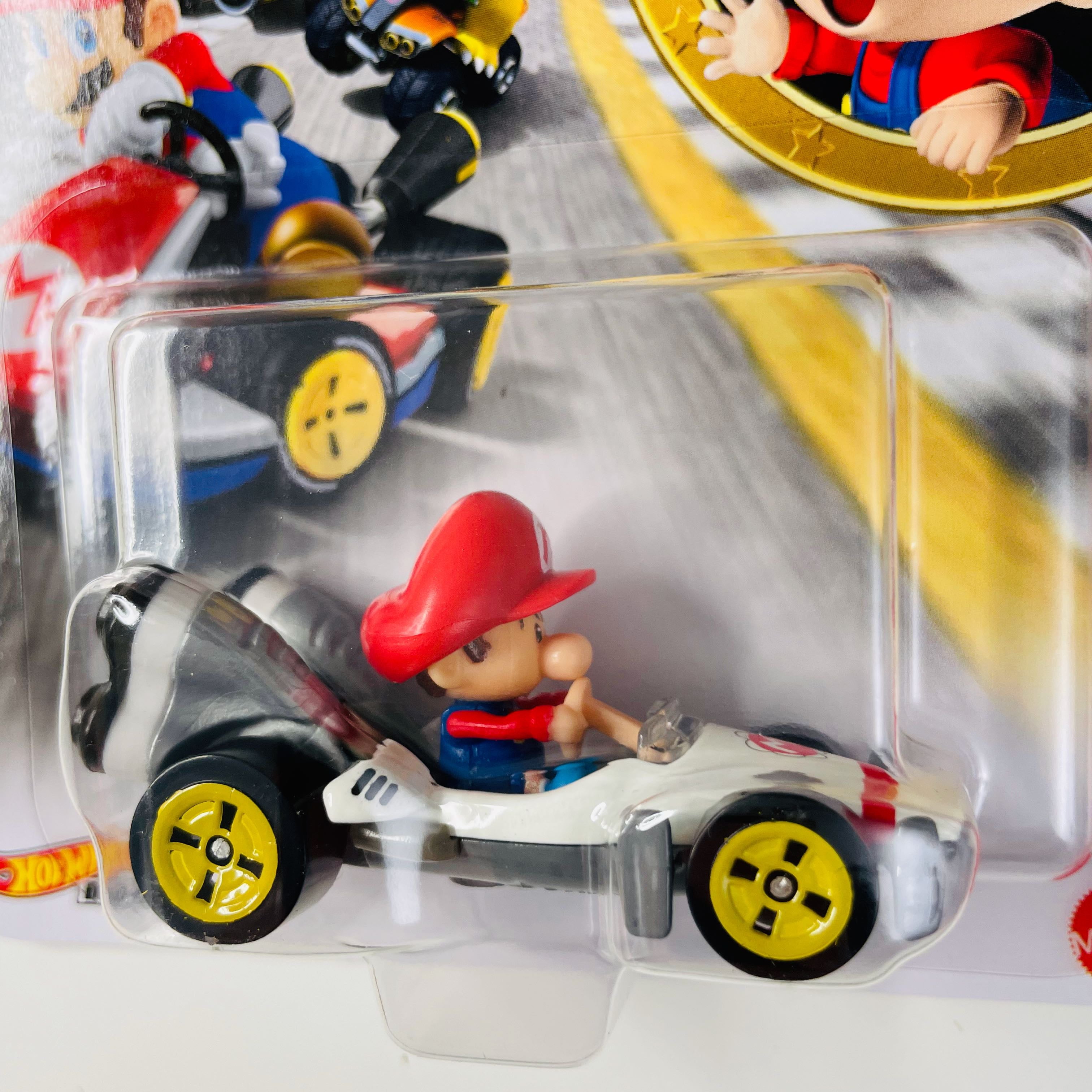 Hot Wheels Mario Kart Baby Mario B-Dasher - Walmart.com