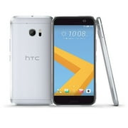 HTC 10 32GB Glacier Silver, 5.2-Inch, 12MP, GSM Factory Unlocked International Version, No Warranty
