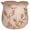 Cottage Meadow, variant on Ceramic Pots for Plants, Vintage Plant Pot with Drainage Hole, 6.11in. Planter for Indoor Plants, Crackle Glaze Finish Flower Pot, Perfect Tuscan Ceramic Planter for Gardening
