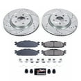 thumbnail image 3 of PowerStop Front Z23 Evolution Sport Carbon-Fiber Ceramic Brake Pad and Drilled & Slotted Rotor Kit Fits: FORD LINCOLN Select Models K5583, 3 of 10