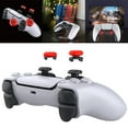 thumbnail image 2 of 2Pcs Gamepad Thumb Stick Grips High Low Rise Covers Joystick Controller Performance Thumb Grips for PS4 for PS5 Accessories White, 2 of 6