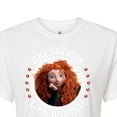 thumbnail image 3 of Disney Brave - Merida Greatness Lies Within - Juniors Cropped Cotton Blend T-Shirt, 3 of 5
