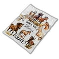 thumbnail image 4 of Customizaholic Custom Blanket With Namet, Just A Girl Who Loves Horses Blanket, Horse Blanket, Horse Blanket For Girls, Blankets With Horses, Gifts For Horse Lovers, Horse Gifts, 4 of 8