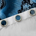 thumbnail image 4 of Erosebridal Animal Blue Dragon Black Out Curtains For Boys Girls,Vintage Flowers Curtains Pack of 2 (42x63 Each) For Kids Teens, 4 of 6