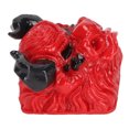 thumbnail image 4 of Tapa de tecla de resina grabada a mano Ticfox estilo cabeza de toro para Teclado mecánico Universal tipo D, 4 of 14