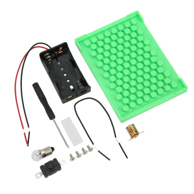 Physics Circuit Kit,DIY Parallel Series Circuit Physics Electric Circuit Kit Circuit Learning Kit Top Tier Quality