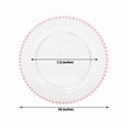 thumbnail image 4 of Balsa Circle 10 Round 10 in Lavender Disposable Plastic Salad Plates Beaded Trim Party Event Reception Catering Tableware Decorations Supplies, 4 of 8