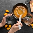 thumbnail image 4 of NOGIS 10 Pieces 7 Inches 1 oz Clear Small Ladle Plastic Dressing and Sauces Ladles Long Handle Punch Acrylic Ladles for Serving Soup Punch Bowl Fruit Juices Cocktail Parties, 4 of 7