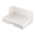 thumbnail image 4 of S SERENABLE Potty Toilet Pet Pan Hedgehog Splashproof Corner Rabbit Litter Box with Grid Small Grid 16mm, 4 of 6
