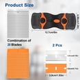 thumbnail image 3 of Razor Blade Scraper Tool - Double-Edged Cleaning Scraper with 10 Extra Metal Blades. Glass Top Stove Scraper for Oven Door,Perfect for Oven Doors, Windows, Decals, Stickers, Labels & Paint Removal, 3 of 9