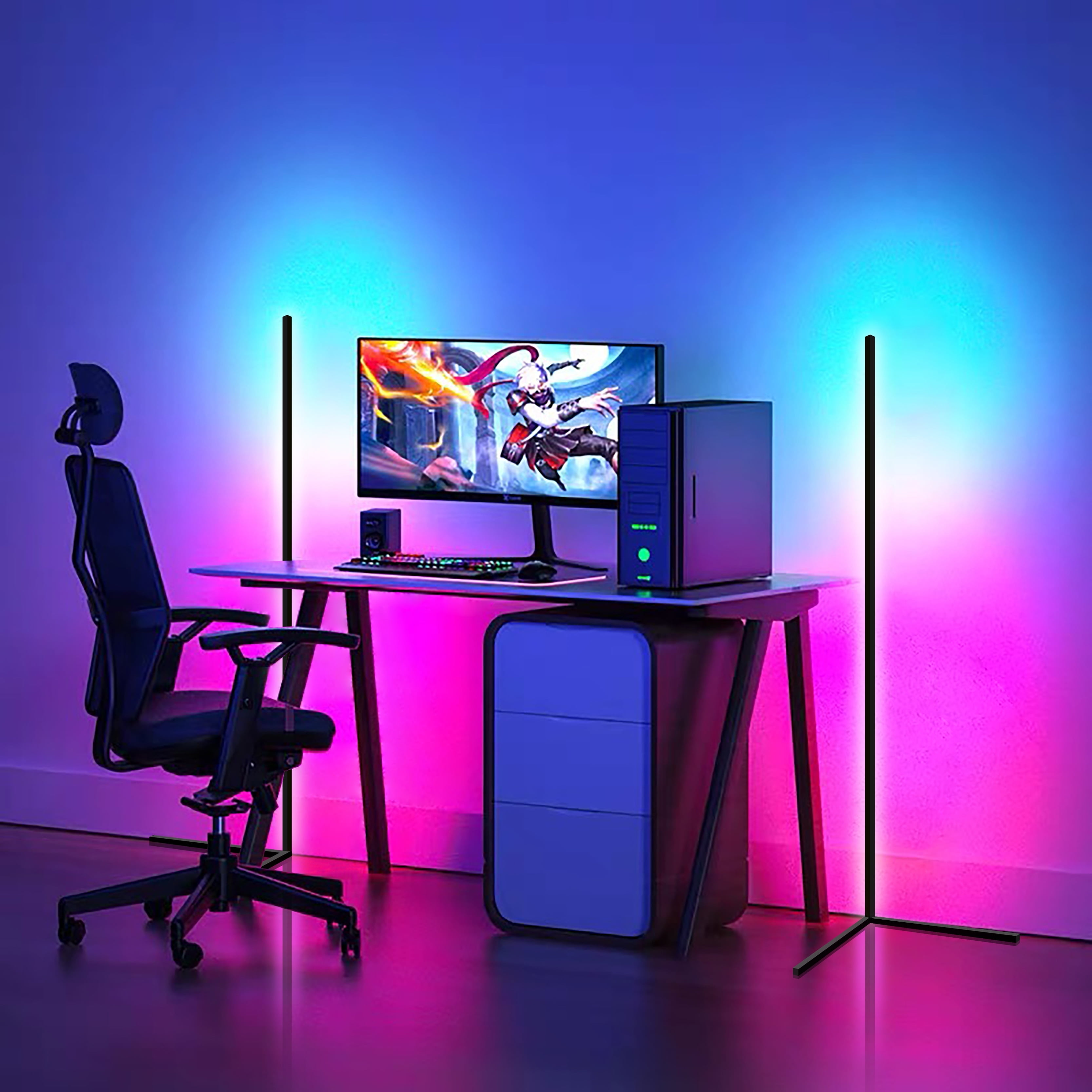 EP LIGHT 55 RGB Corner LED Floor Lamp Ambient Lighting