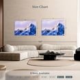 thumbnail image 4 of Elephant Stock Mt Everest Summit Wall Art - Horizontal Canvas Wall Art - Living Room Wall Decor - Nature Canvas - Blue And Purple Decor - 48" x 32", 4 of 8