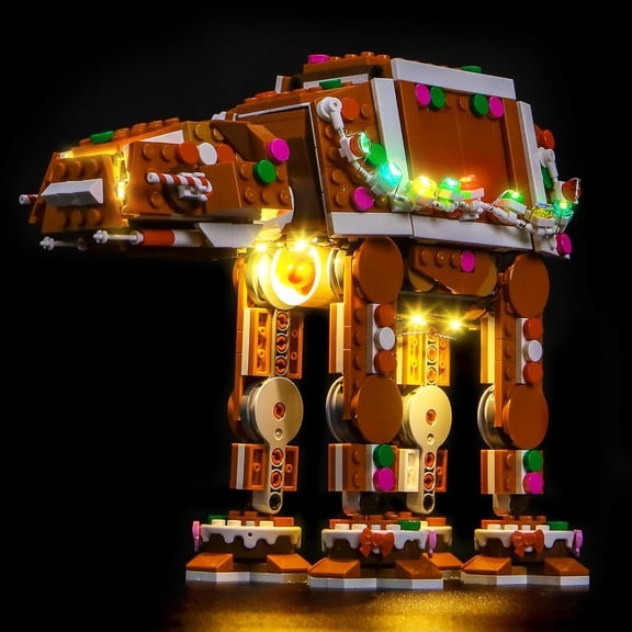 Light kit Compatible with Lego 40806 Gingerbread at-at Walker - No Model Only Light, LED Lighting Accessories Compatible with Lego 40806 (Standard Version)