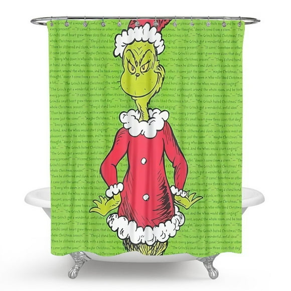 Grinch Shower Curtain