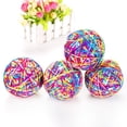 thumbnail image 3 of 1 Pce Balle Jouet Roulant pour Chat Jouets en Laine Colorée pour Chatons Balle à Gratter pour Exercice, 3 of 6