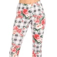thumbnail image 5 of Women's Palazzo Pants Solid and Printed Wide Leg Flare Pants, 5 of 6
