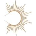 thumbnail image 4 of Miangastore Sunburst Spike Headpiece Golden 1Set 12.2x9.4in, 4 of 8