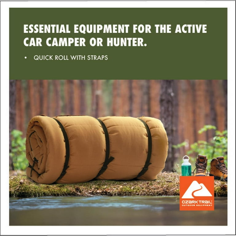 アウトドア寝具 Coleman COLDWEATHER OUTERBAG Ozark Trail 15 Degree Cold Weather Rectangle Canvas Sleeping Bag