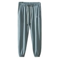 thumbnail image 6 of DDAPJ pyju Men's Mesh Jogger Sweatpants Lightweight Quick Dry Athletic Pants with Pockets for Workout, Running, Outdoor Sports Green XXL, 6 of 6