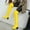 Yellow, variant on Babysbule Boots for Women Winter And Winter Stretch Patent Leather Thin Thick High-heeled Women's Candy Color Over-the-knee