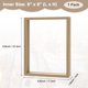 thumbnail image 3 of Marco de Flores Prensadas de Madera, Marco de Imagen Flotante Doble de Acrílico de 6 x 8 Pulgadas para Flores Secas/Mesa/DIY/Artesanías [Color Madera], 3 of 7