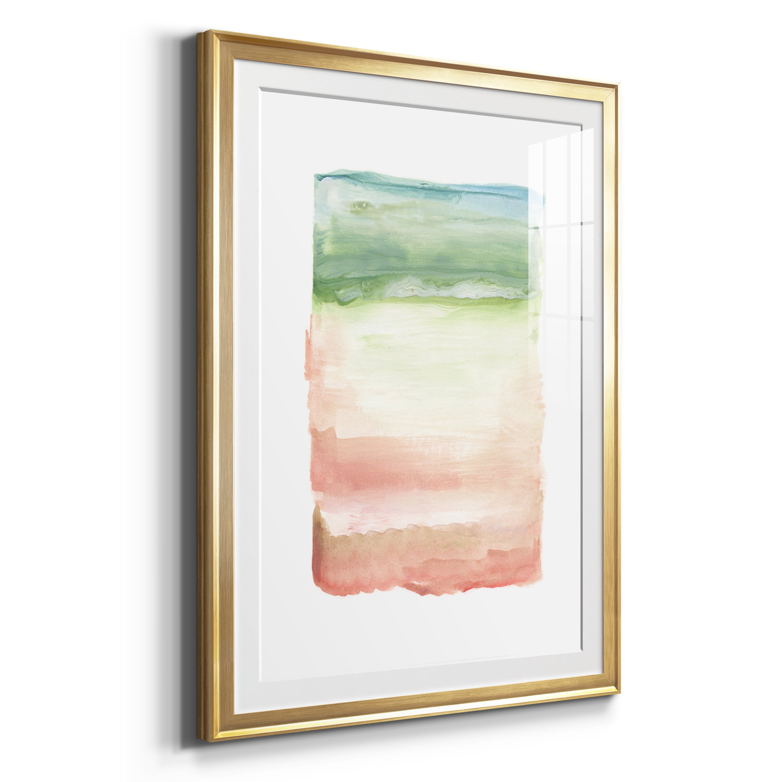 Skye I Premium Framed Prints Set of 3 - Ready to Hang - 26.5 x 36.5 Each - Gold Frame