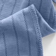 thumbnail image 6 of Mifsaly Toddler Kids Ribbed Knit Pajamas Sets Short Sleeve Crewneck Tops And Sleeping Pants Girls Boys Soft Comfort Breathable Cotton Sleepwear, 6 of 6