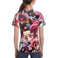 thumbnail image 5 of Hazbin Hotel Comedy Animated Teen T-Shirt Crewneck Short Sleeve Double-Sided Print Summer Tee Shirts Top For Youth Boys Girls Children X-Small, 5 of 7